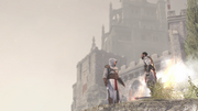 Abbas questioning Altaïr