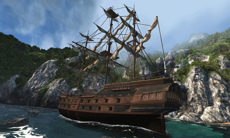 File:ASSASSINS CREED III - Decoy Ship Welcome by greyson.jpg