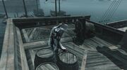 Altaïr assassinating Sibrand.