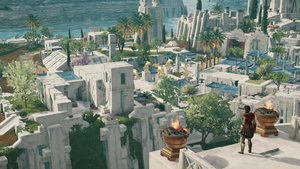 ACOD FoA JoA Good From Far, Far From Good - Kassandra Looking Over City.png