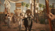 The Twin Priestesses and the Apis Bull.