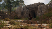 Kassandra arriving at the tomb