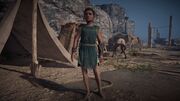 Pebble at the helot camps