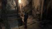 The tunnels leading to the vault