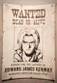 Edward's wanted poster in 18th century Macau