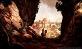 Early concept art of Altaïr in Constantinople.