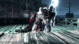 Ezio defeating one of the combatants.