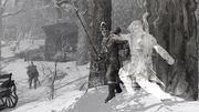 Ratonhnhaké:ton using his Wolf Cloak ability to kill his target