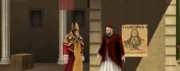 Pedro and Torquemada conversing