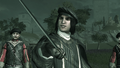 Vieri de' Pazzi taunts Ezio.