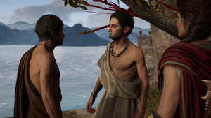 ACOD Rumored Bracelet Location - Hyacinthos Arguing With Laios.png