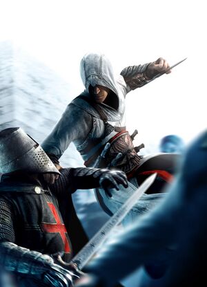 AC - Altair stabs Templar Knight.jpg