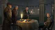 Washington meeting with his fellow Templars