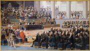 A painting of the opening of the Estates-General