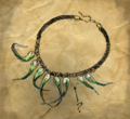 The broken necklace.