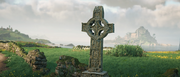 The Celtic cross, a variation of the Christian cross in the Early Middle Ages