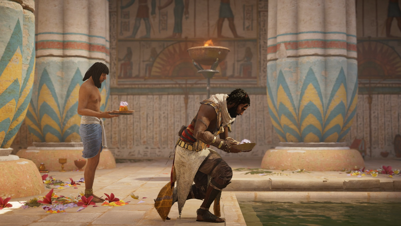File:ACO Ambush in the Temple - Bayek Making Offerings.png