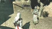 The informant requesting Altaïr's help