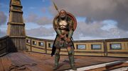 Nestor aboard his ship