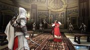 Ezio and his apprentices inside the Pantheon