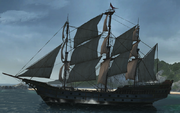 Biddle's ship, the USS Randolph