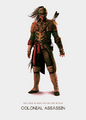 Promotional art of the Colonial Assassin outfit