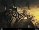 Escarpment Fortress by Vaigintas Pakenis