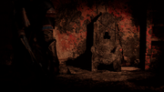 The charred letter