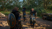 Eivor rendezvous with the Vikings