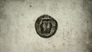 DTAG - Delos coin with kithara.png