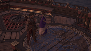 Aspasia and Kassandra planning their next course.png
