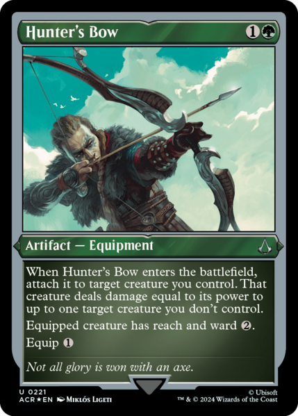 File:MTG ACR - 221 Hunter's Bow.png