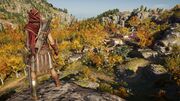 Kassandra looking at Lalaia