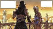 The Assassin meeting a Mamluk ally