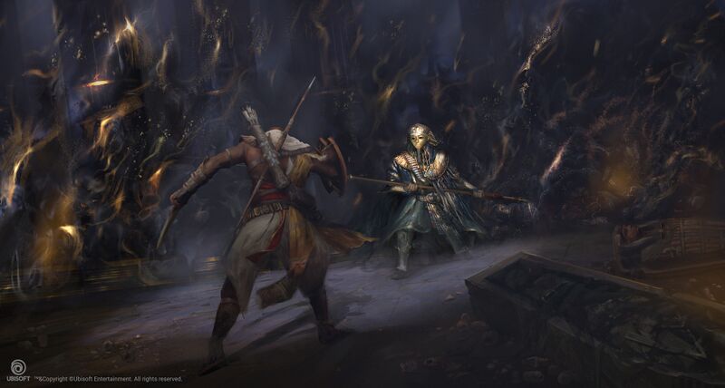 File:ACO Bayek Tutankhamun Fight Concept Art.jpg