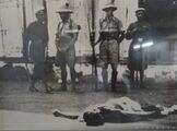 Gandhi's corpse