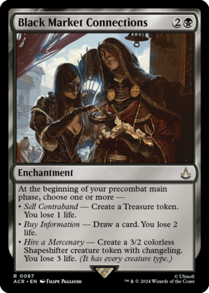 MTG ACR - 087 Black Market Connections.png