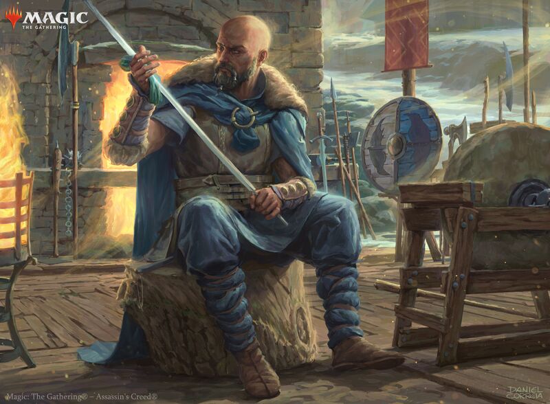 File:MTG ACR - Settlement Blacksmith full art.jpg