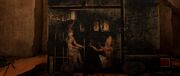 An ancient painting on one of the walls