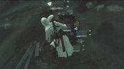 Altaïr assassinating Majd Addin.