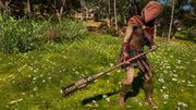 Kassandra wielding the Argos Priest Mace