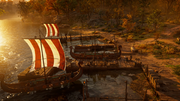 The Raven Clan arrives at the settlement