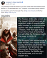 The existence of the Assassins' Database entry is confirmed