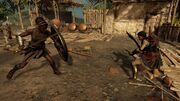 Kassandra sparring with Roxana