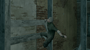 Franco performing the climb leap