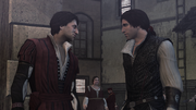 Federico advising Ezio