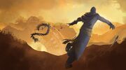 Arbaaz escaping his bindings
