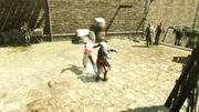 Ezio fighting the husband