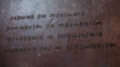 Isu script on a plate found in Serengeti, Tanzania