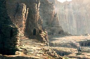 AC1 in the petra ruins by raphael lacoste.jpg